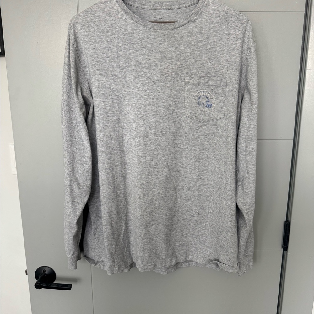 Vineyard Vines Gray Long Sleeve Men's Shirt